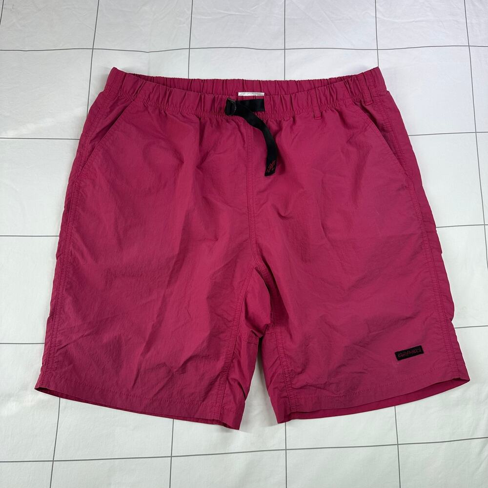Gramicci Shorts Mens Large Raspberry Pink Shell Packable Nylon Gorpcore Athletic